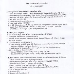 Alternative view of Bột Nấm Đông Trùng Hạ Thảo Lý Tưởng 40g