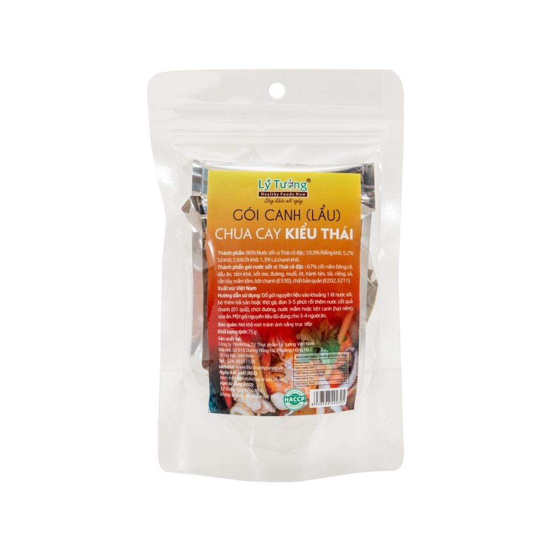 Gói Canh (Lẩu) Chua Cay Kiểu Thái 75g