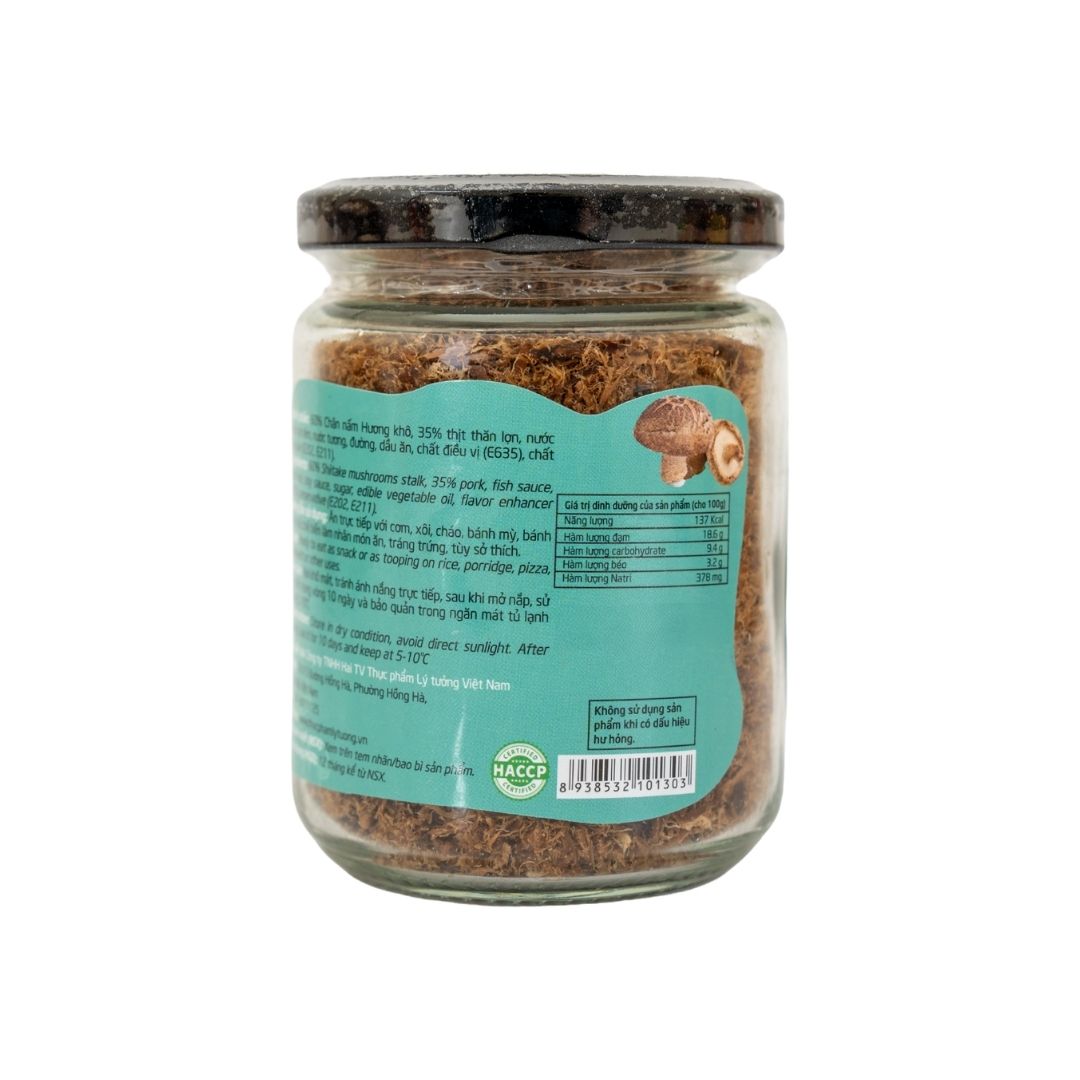 Chà Bông (Ruốc) Nấm Hương Thịt Heo Lý Tưởng 100g - Ảnh 2