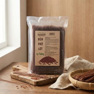 Bún, Phở Gạo Lứt Đỏ Lý Tưởng 500g - Ảnh 3