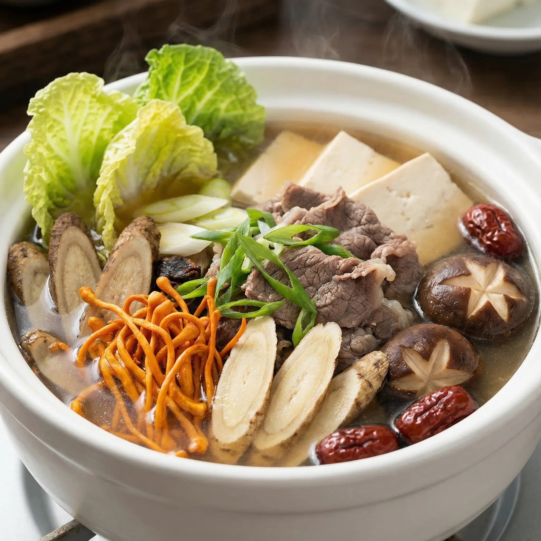 Gói Canh (Lẩu) Đông Trùng Hạ Thảo Kiểu Hàn Quốc 70g - Ảnh 4
