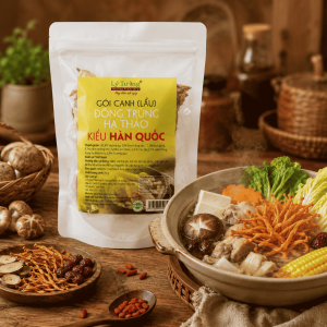 Alternative view of Gói Canh (Lẩu) Đông Trùng Hạ Thảo Kiểu Hàn Quốc 70g