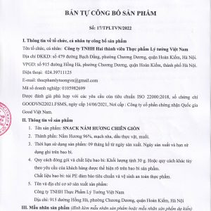 Snack Nấm Hương Chiên Giòn 30g - Ảnh 4