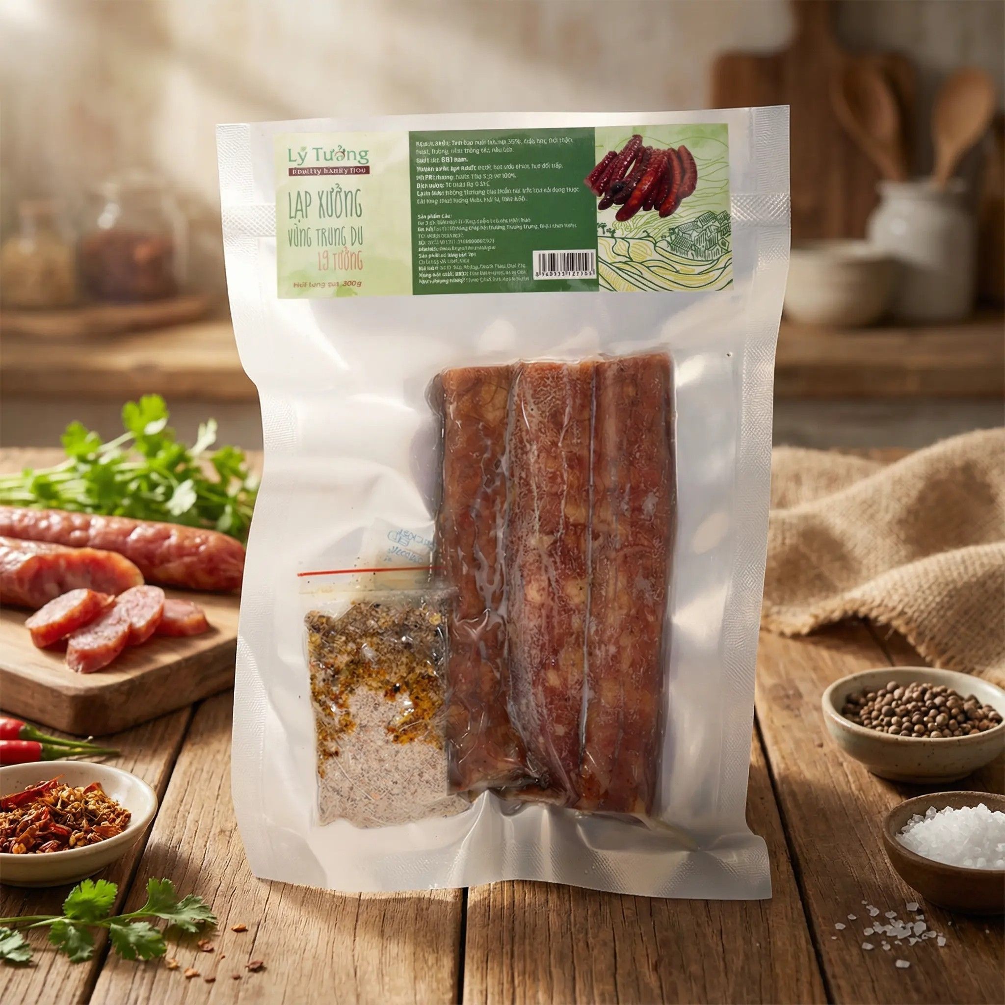 Lạp Xưởng Vùng Trung Du Lý Tưởng 200g - Ảnh 3