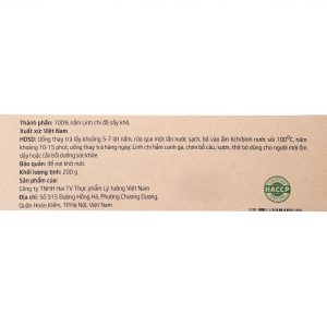 Nấm Linh Chi Khô Thái Lát Lý Tưởng, Hộp 200g - Ảnh 5
