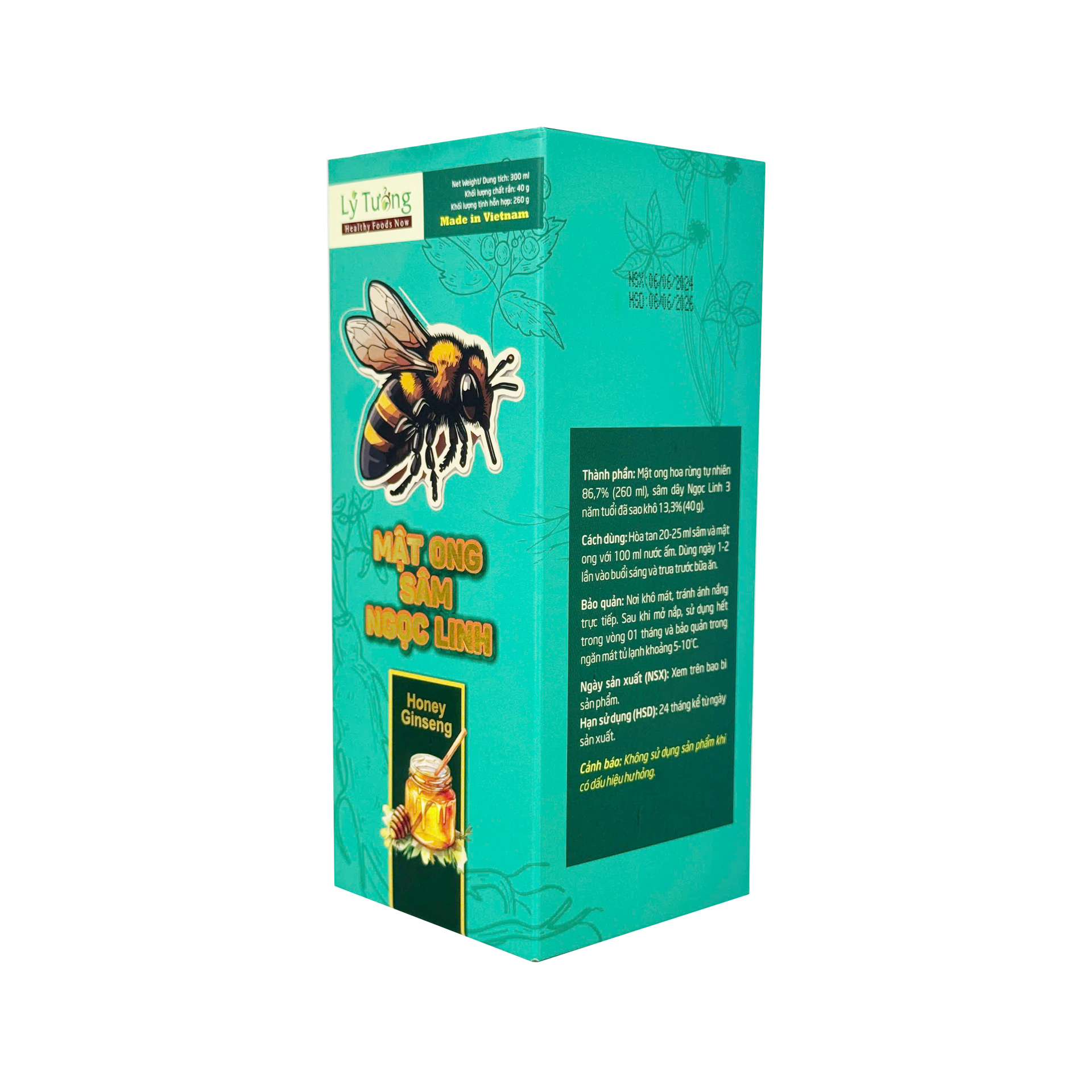 Mật Ong Sâm Dây Ngọc Linh Lý Tưởng 300ml - Ảnh 3