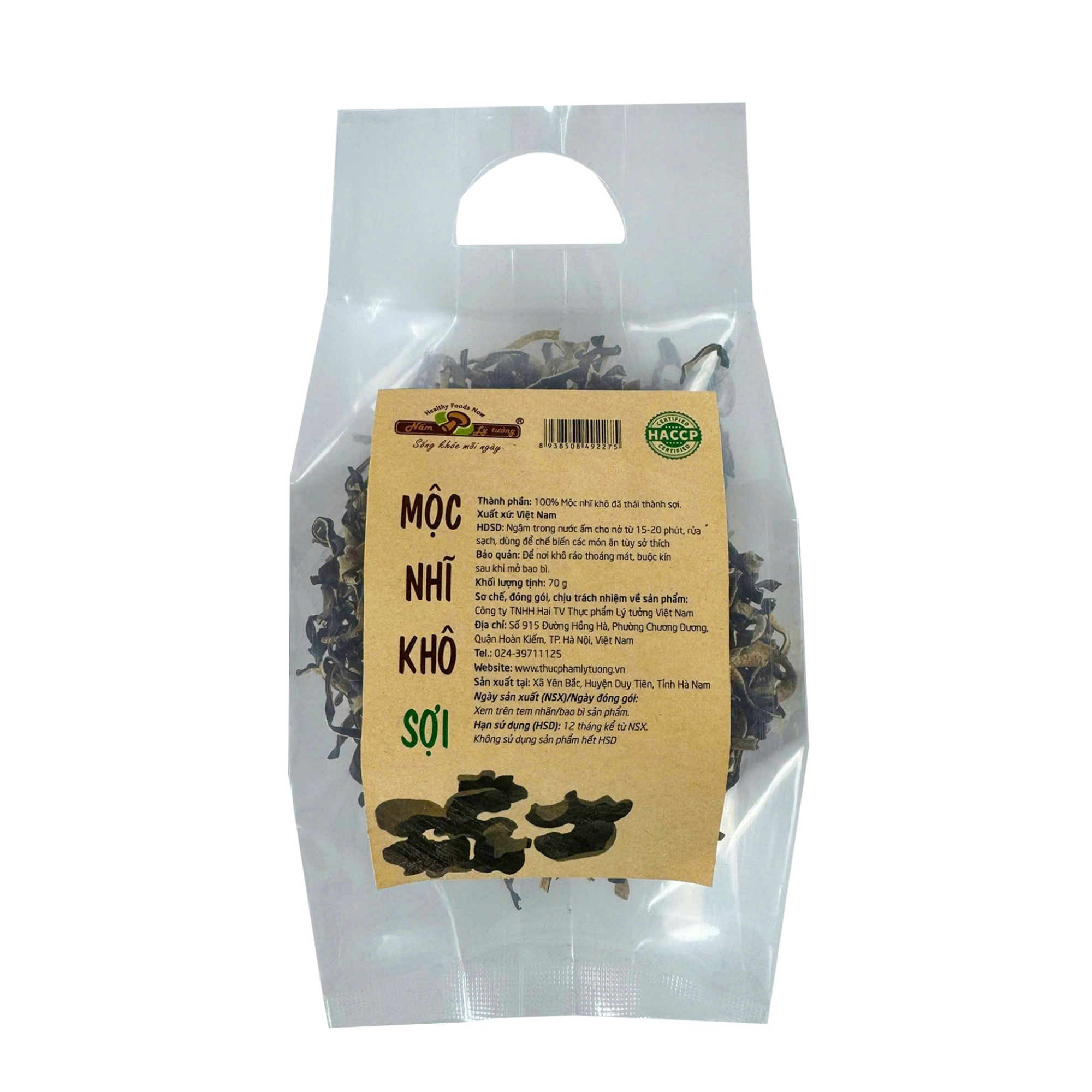 Mộc Nhĩ Khô Sợi 70g