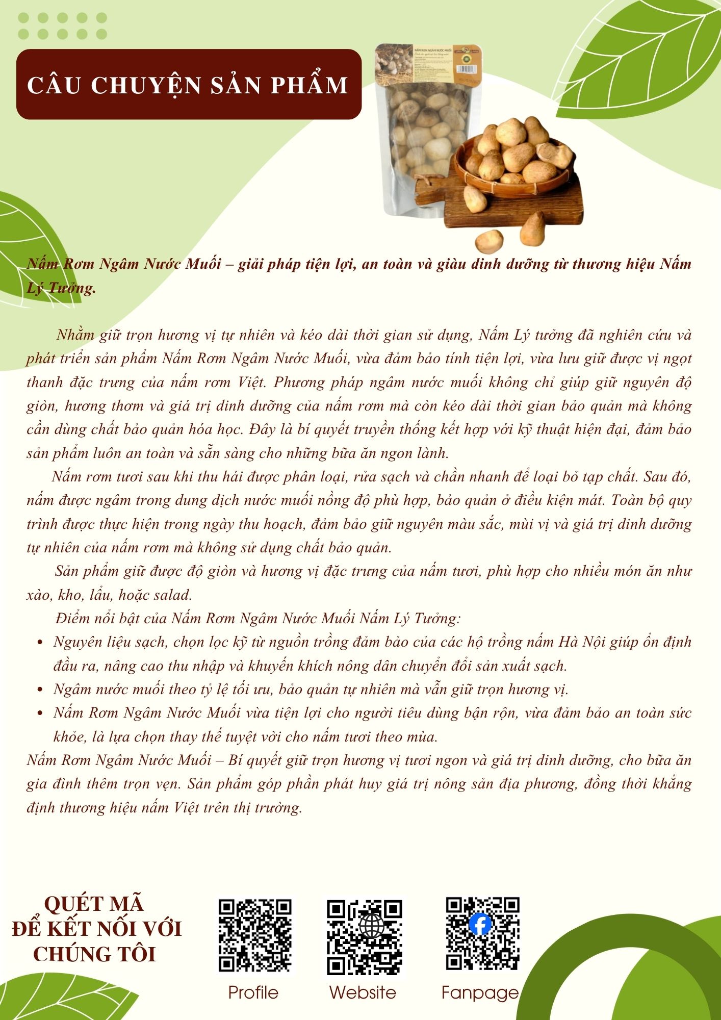 Nấm Rơm Ngâm Nước Muối 200g - Ảnh 7