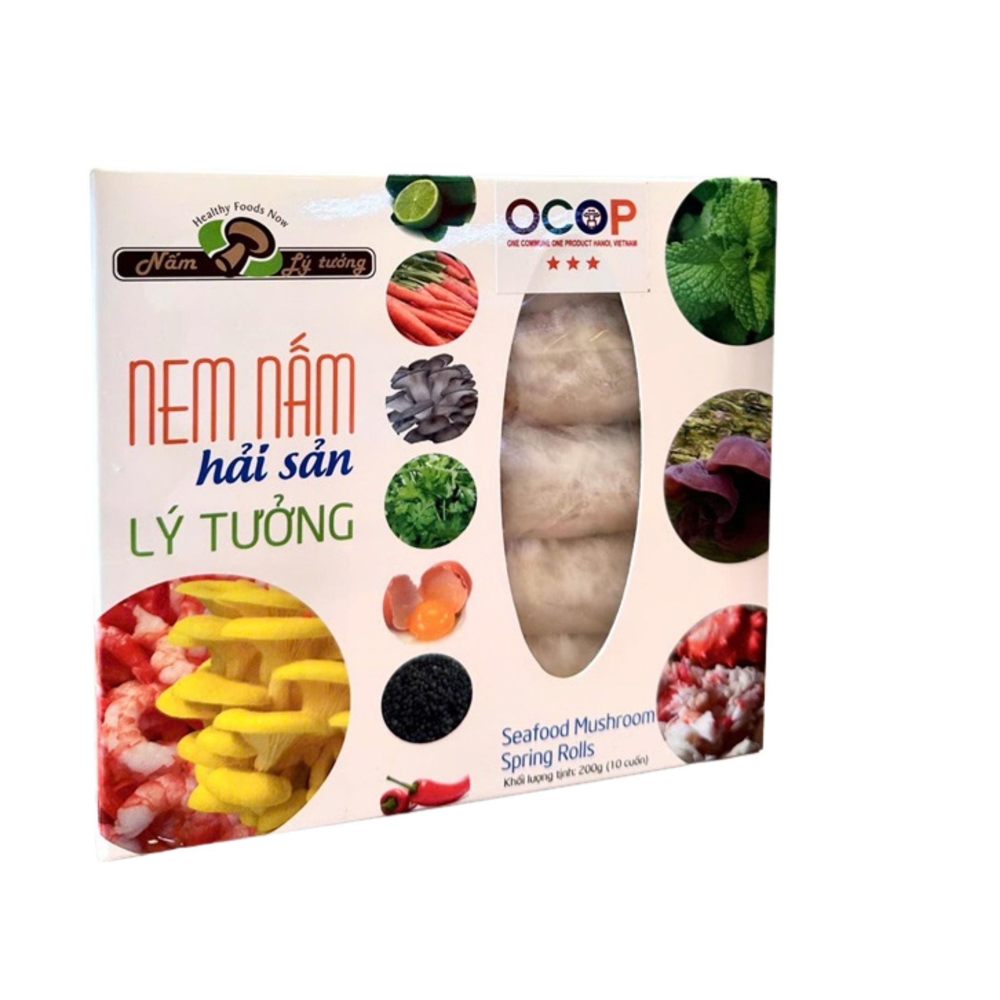 Nem Nấm Hải Sản Lý Tưởng, Hộp 200g - Ảnh 2