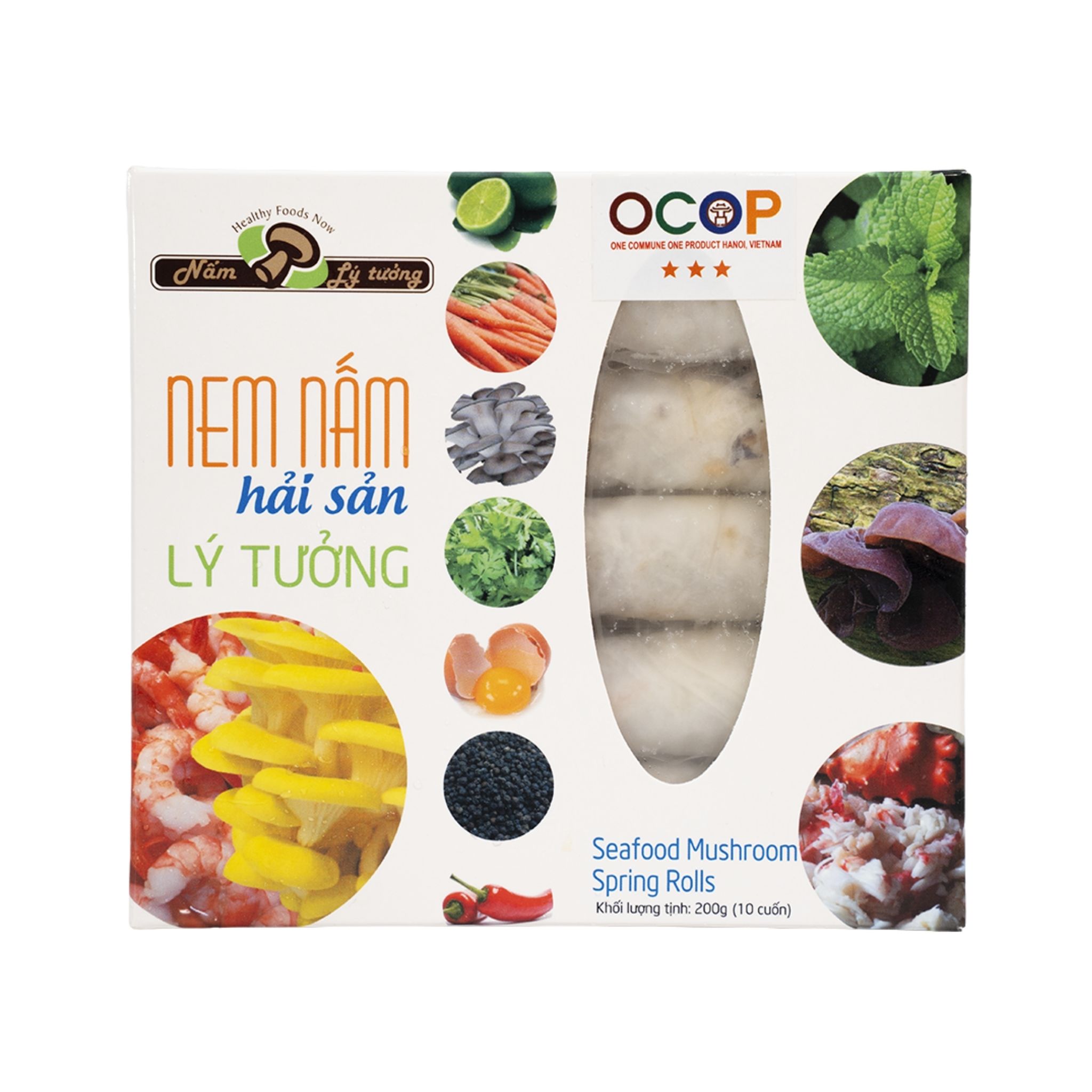 Nem Nấm Hải Sản Lý Tưởng, Hộp 200g