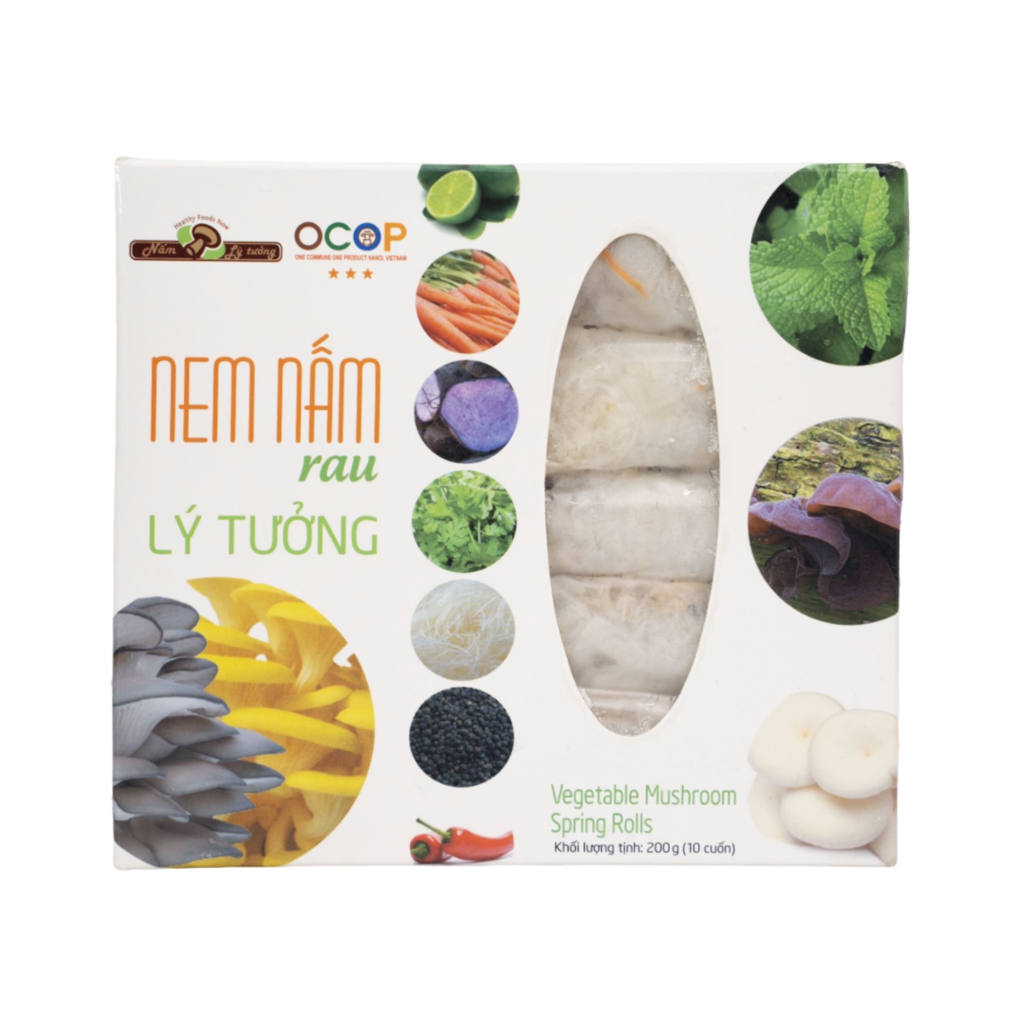 Nem Nấm Rau Lý Tưởng, Hộp 200g