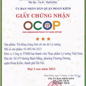 Trà Đông Trùng Linh Chi Táo Đỏ Lý Tưởng 55g - Ảnh 8