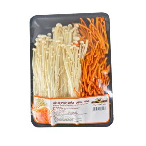 Set hỗn hợp nấm Kim Châm - Đông Trùng Hạ Thảo 200g