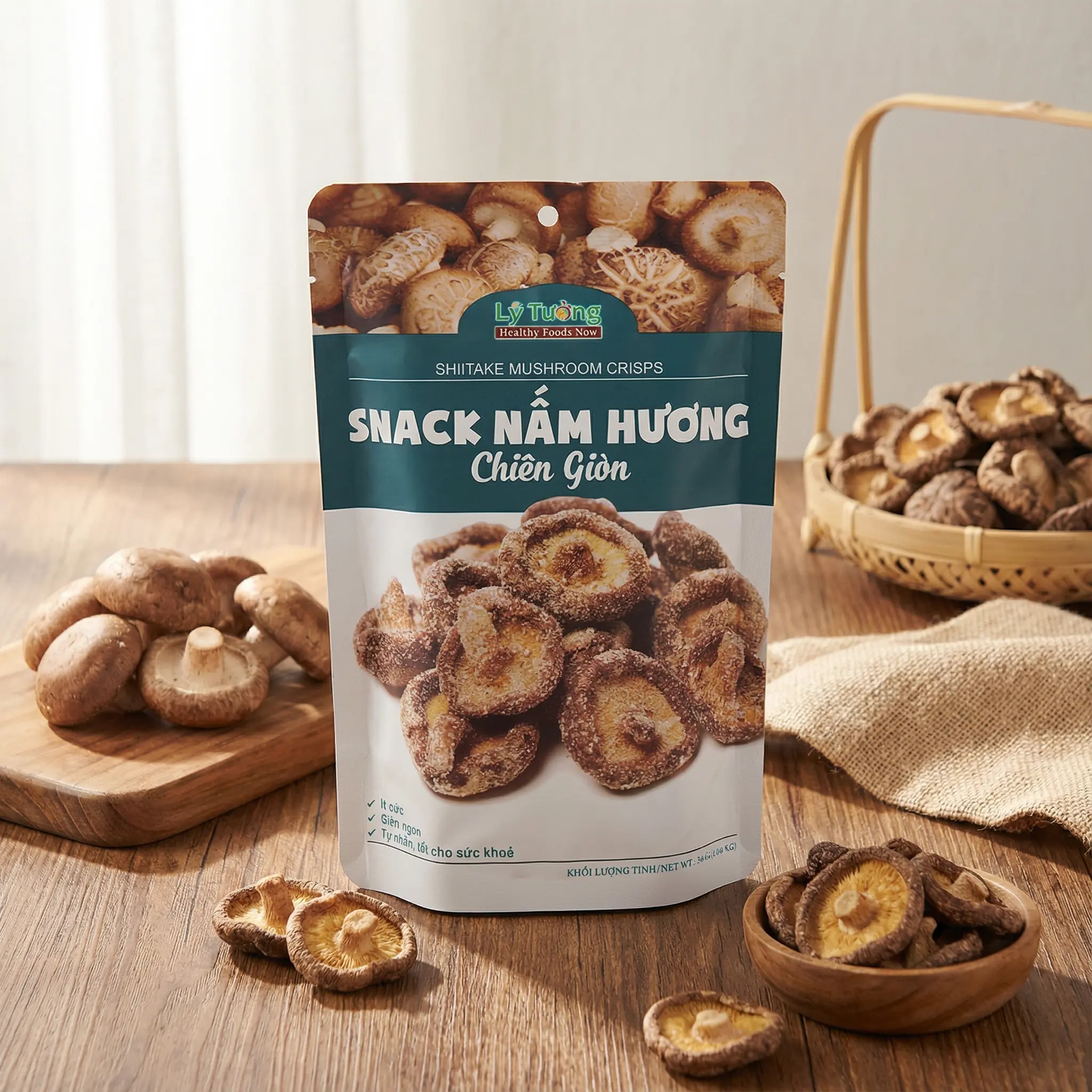 Snack Nấm Hương Chiên Giòn 30g - Ảnh 3