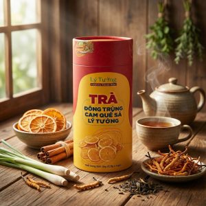 Trà Đông Trùng Cam Quế Sả Lý Tưởng 110g (Lọ Cứng) - Ảnh 4
