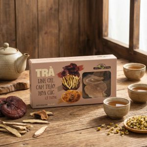 Trà Linh Chi, Cam Thảo, Hoa Cúc Lý Tưởng 35g - Ảnh 6