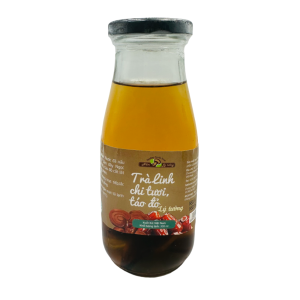 Trà Linh Chi Tươi, Táo Đỏ Lý Tưởng Uống Liền 300ml