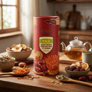 Trà Đông Trùng Trái Cây Khô Lý Tưởng 120g (Lọ Cứng) - Ảnh 6