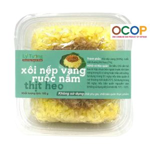 Xôi Nếp Vàng Ruốc Nấm Thịt Heo 160g