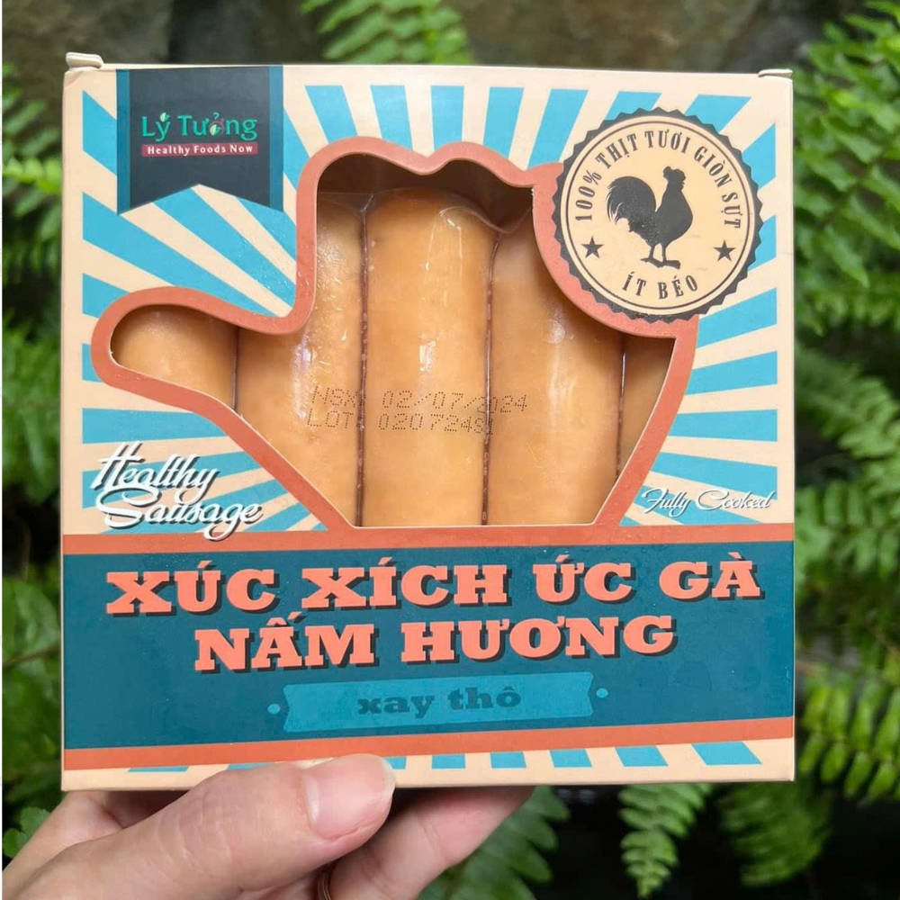Xúc Xích Ức Gà Nấm Hương Lý Tưởng 250g - Ảnh 2